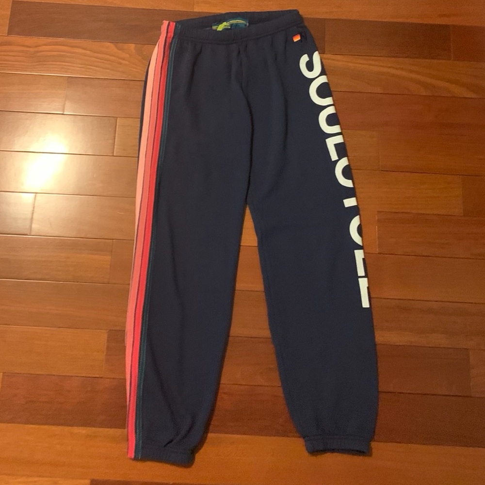 NWOT aviator nation 4 stripe sweatpants